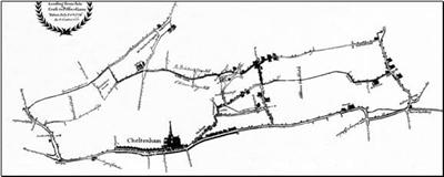 007 Coates Map of Cheltenham 1776 © Glos Archives & David Hanks