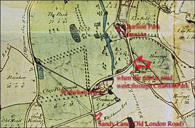 032 Charlton Park Estate Map 1811 © Glos Archives