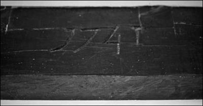 035 House beam dated 1741 © David Hanks