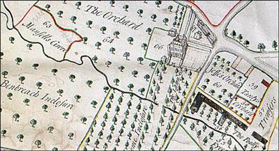 037 Section of the 1746 Estate Map © Glos Archives