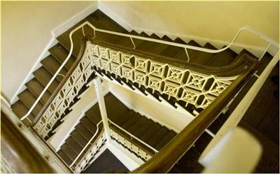 040 Chippendale staircase in house 2008 © David Hanks