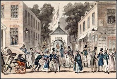 096 Royal Old Wells Caricature 1820s ©David Hanks