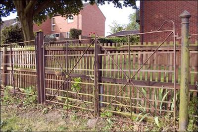 134 Charlton Park/Cox's Meadow former deer-park fence 2008 ©David Hanks